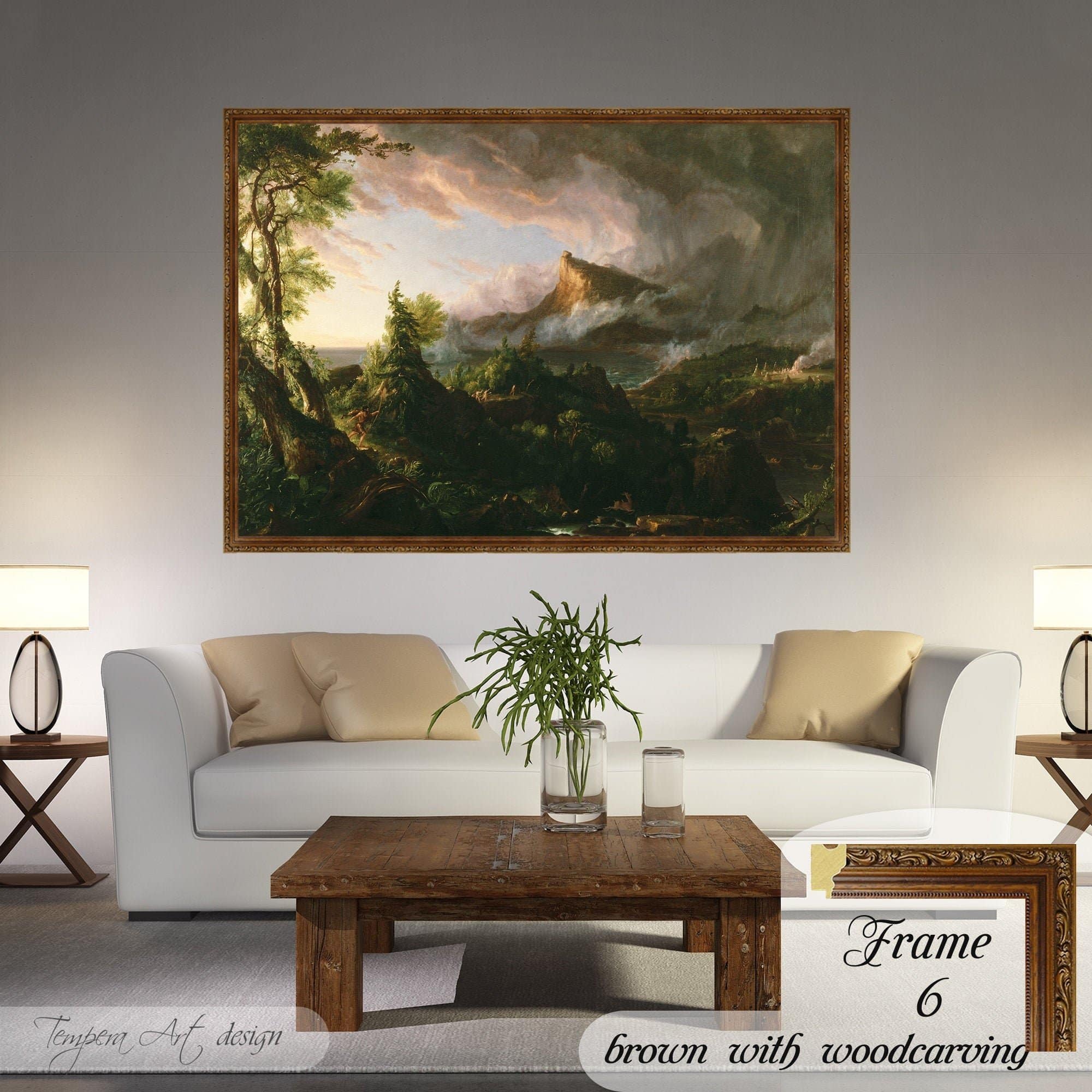 Thomas Cole The course of empire: The savage state