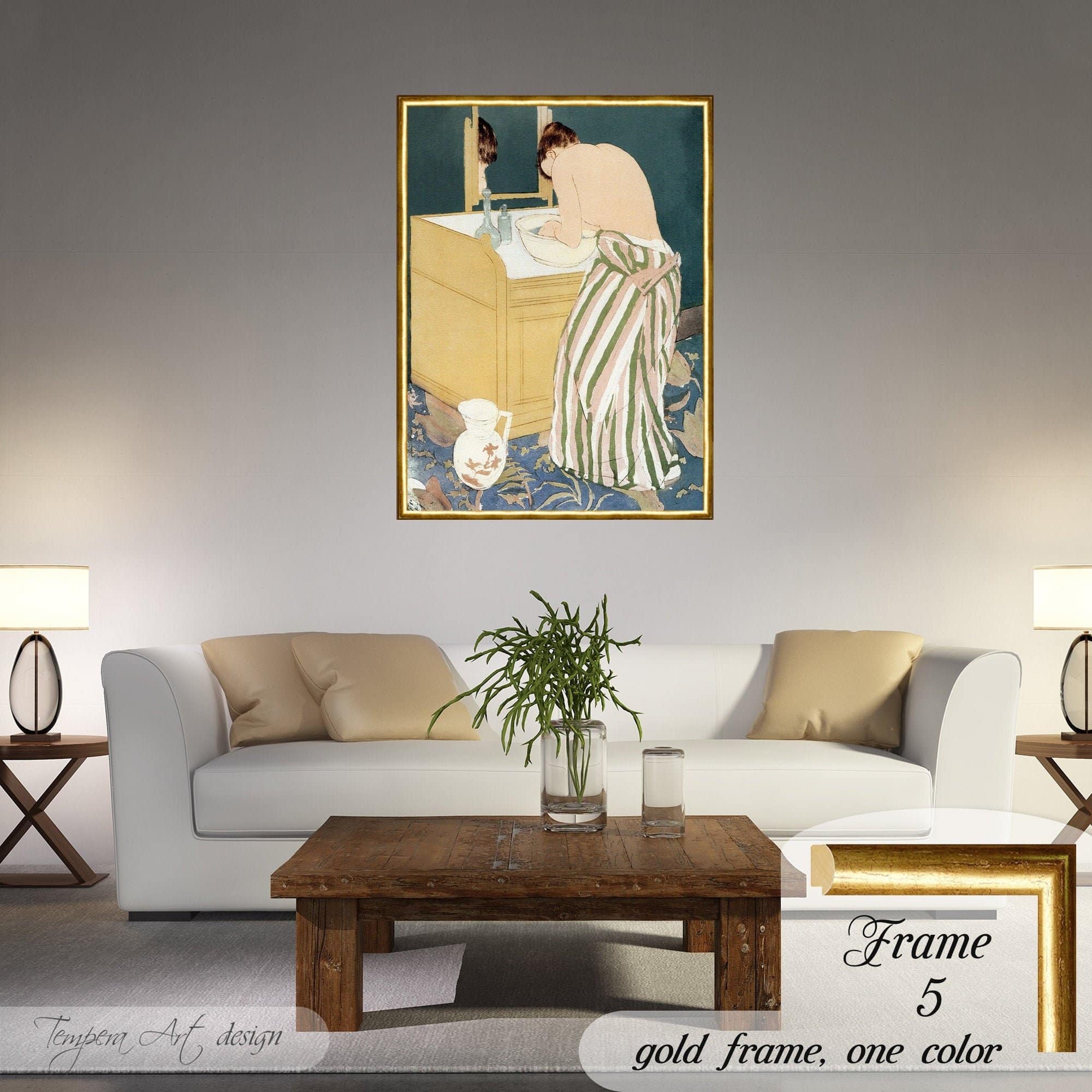 Mary Cassatt Woman Bathing