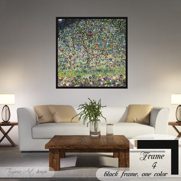 Gustav Klimt Apple tree canvas print wall art - Image 5