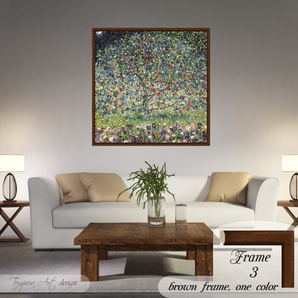 Gustav Klimt Apple tree canvas print wall art - Image 4
