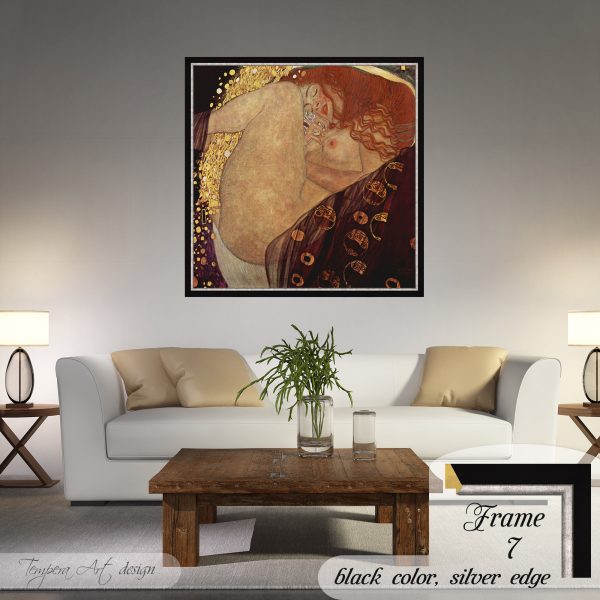Danae by Gustav Klimt print on canvas - Image 8