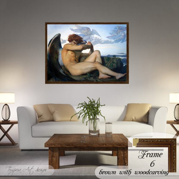 Alexandre Cabanel Fallen Angel canvas print wall art - Image 6