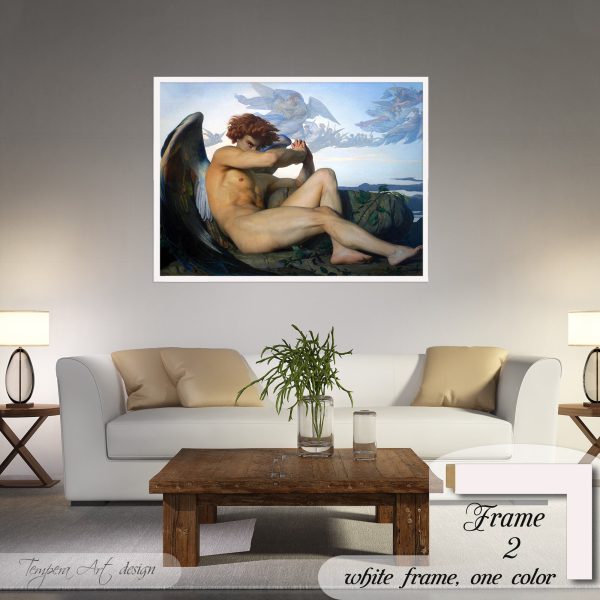 Alexandre Cabanel Fallen Angel canvas print wall art - Image 3