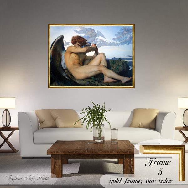 Alexandre Cabanel Fallen Angel canvas print wall art - Image 5