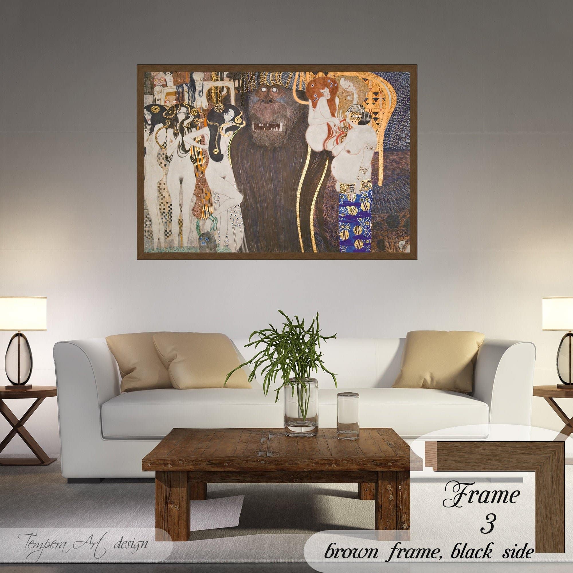 Gustav Klimt Beethoven Frieze