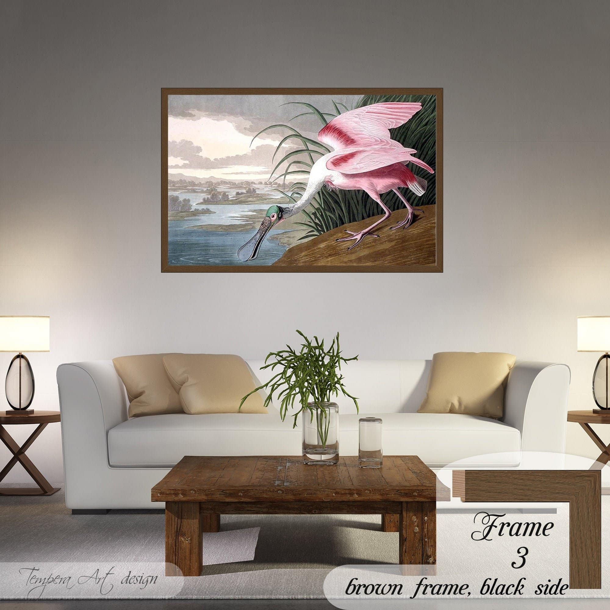 John James Audubon's Roseate Spoonbill