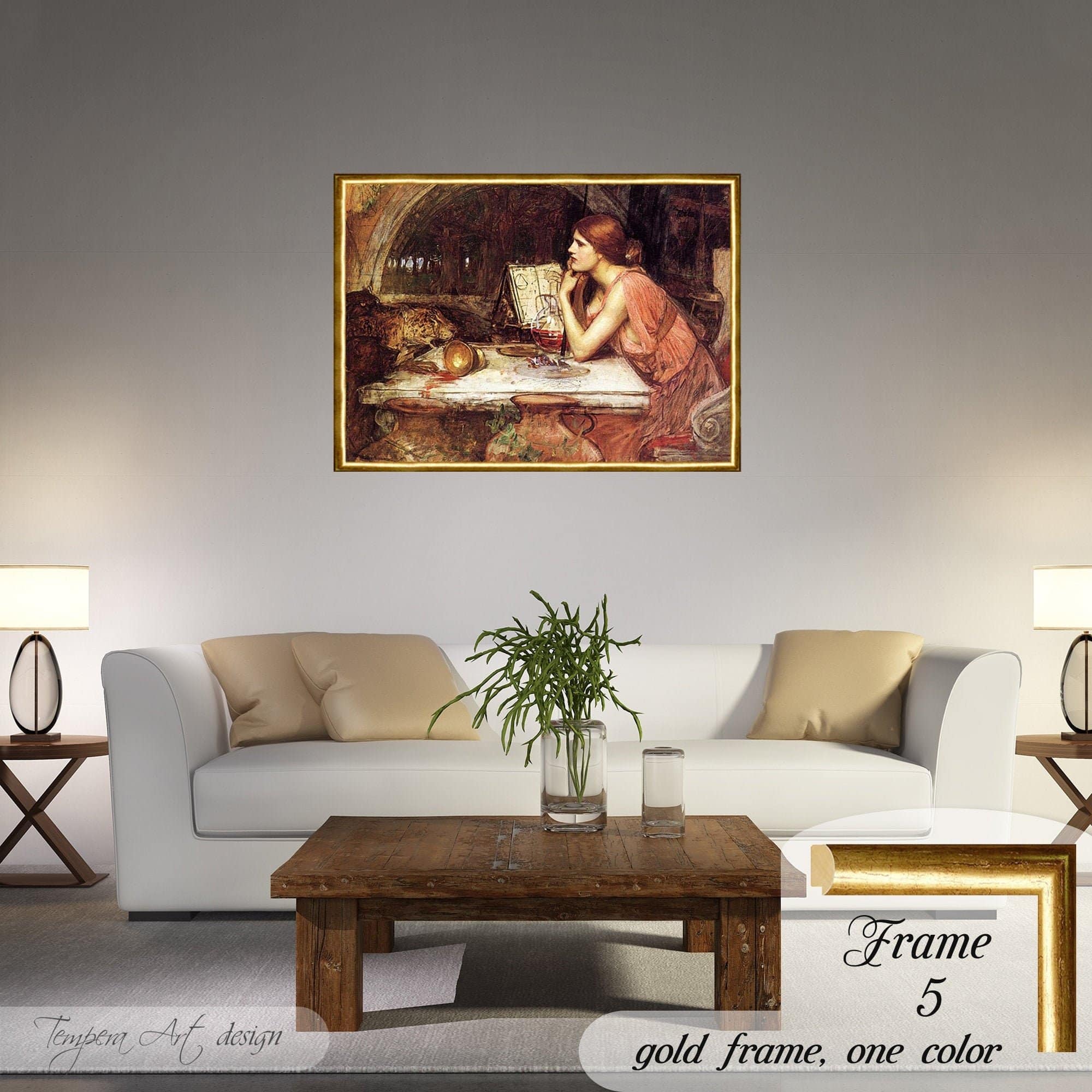 Sketch of Circe by John William Waterhouse