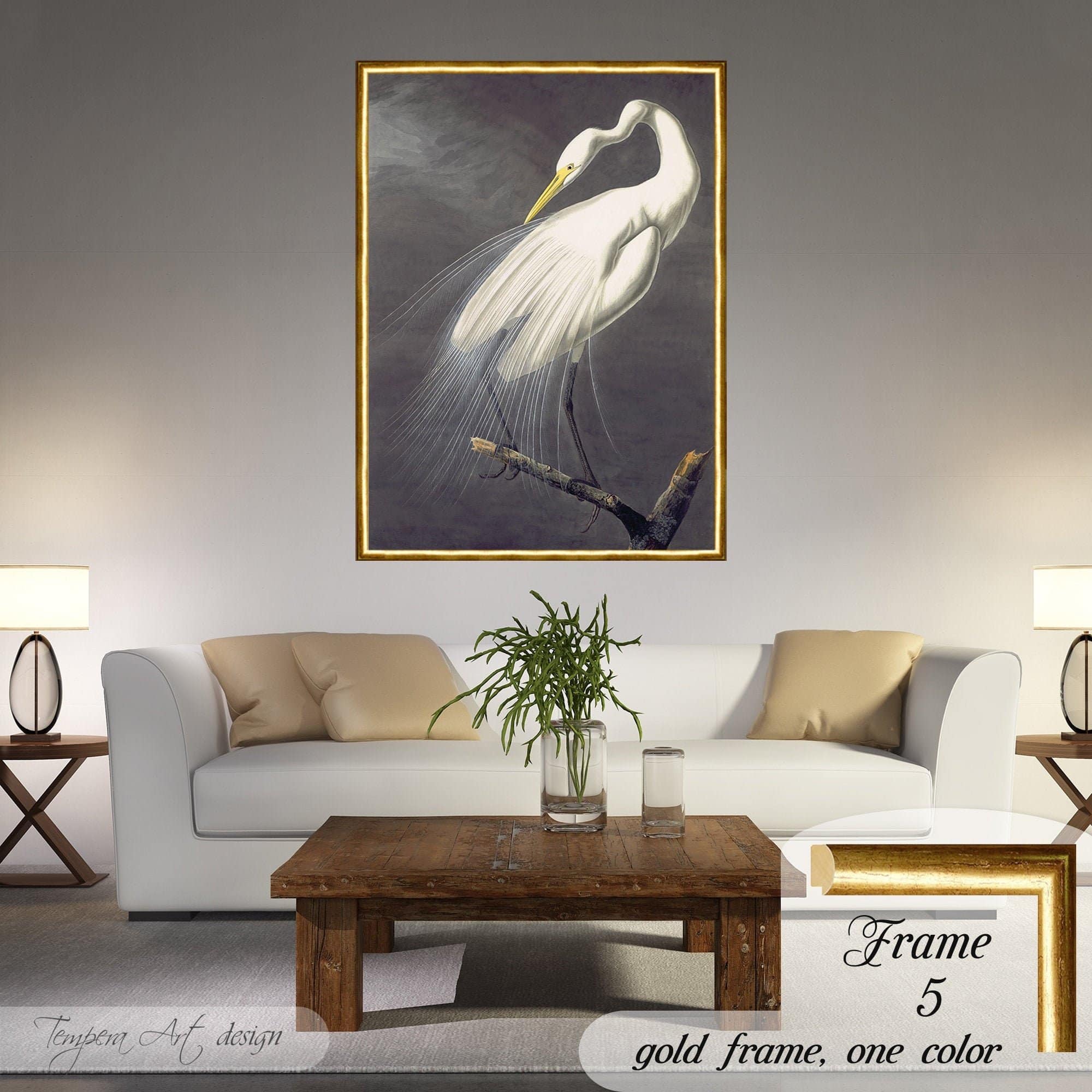John James Audubon Great Egret