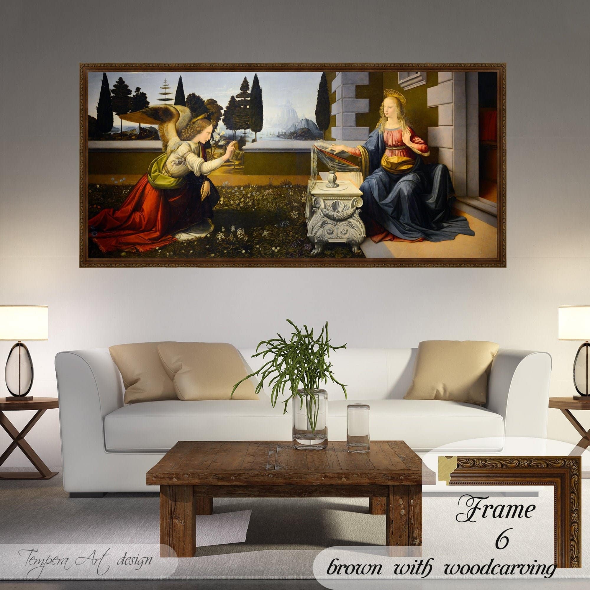 Leonardo Da Vinci The Annunciation