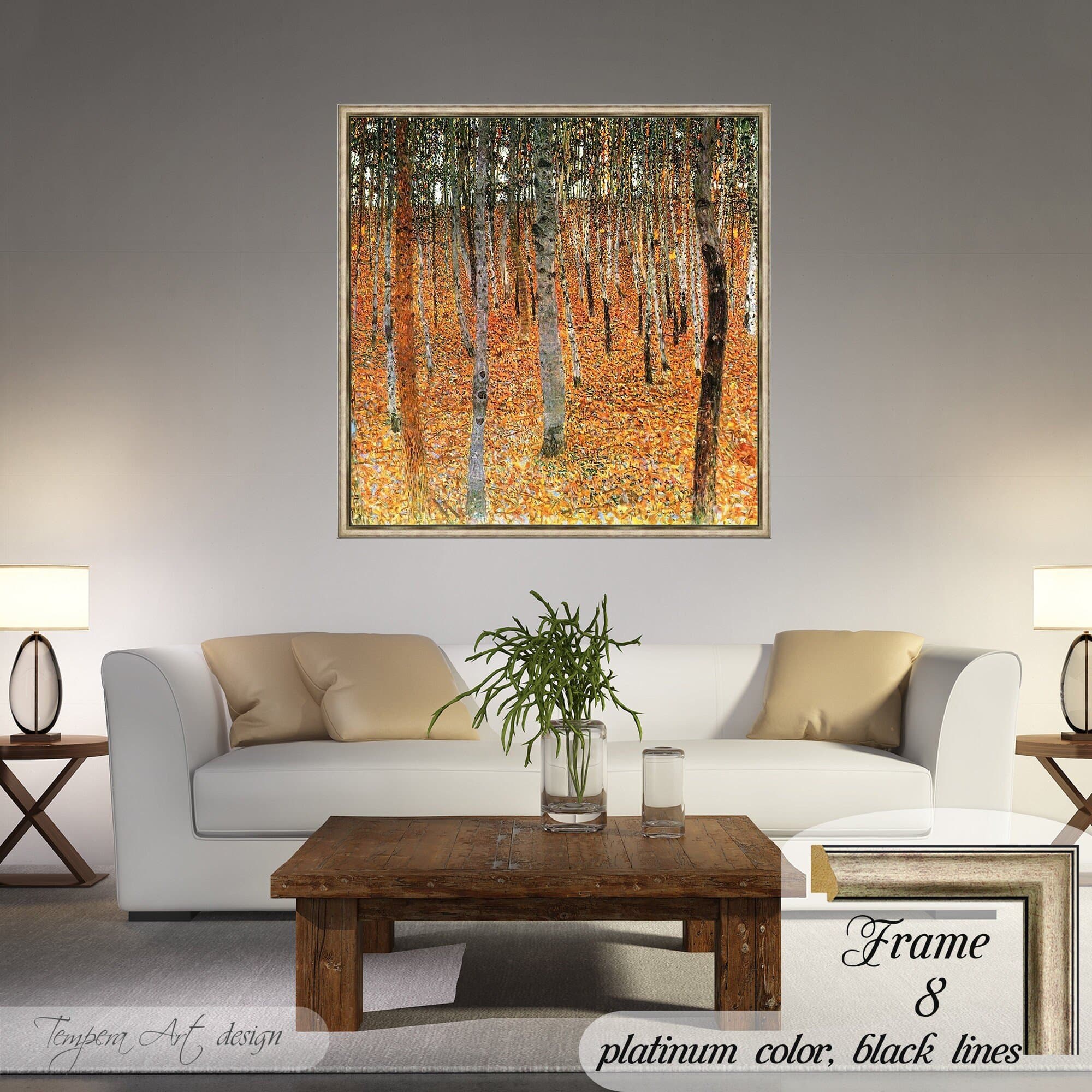 Gustav Klimt Birch Forest