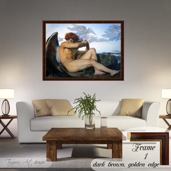 Alexandre Cabanel Fallen Angel canvas print wall art - Image 2