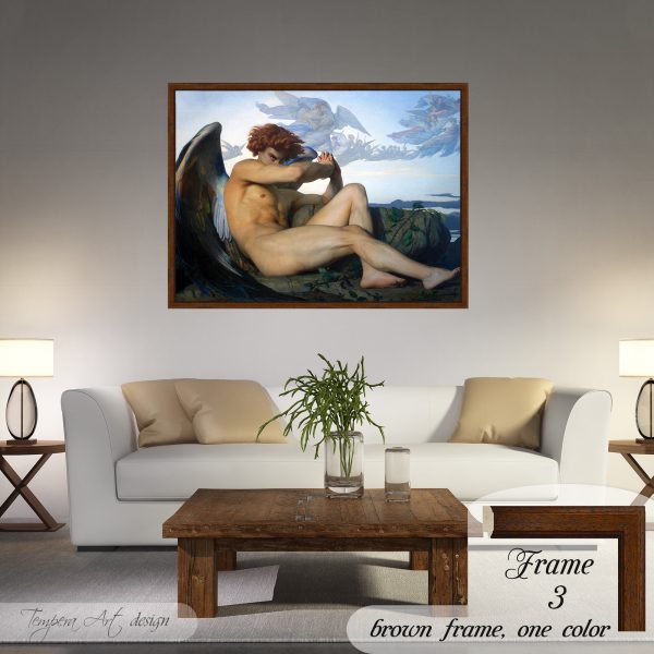 Alexandre Cabanel Fallen Angel canvas print wall art - Image 4