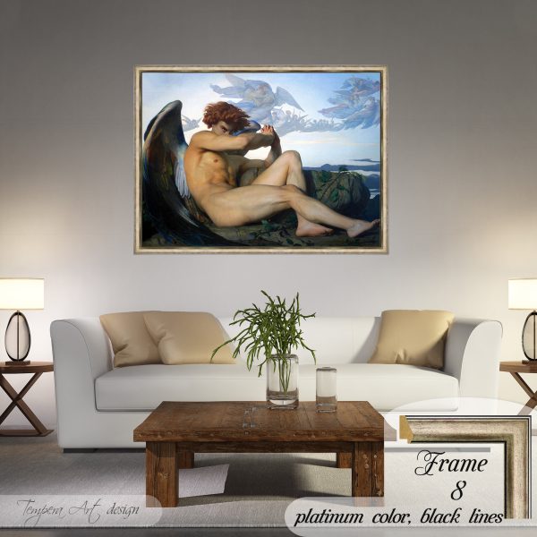Alexandre Cabanel Fallen Angel canvas print wall art - Image 8