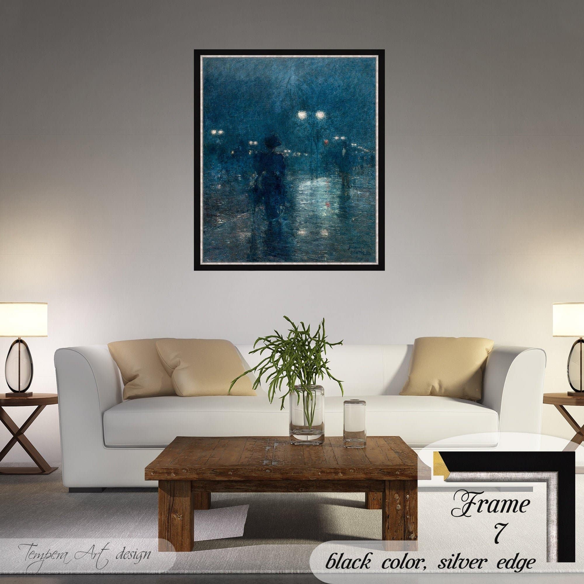 Frederick Childe Hassam Fifth Avenue Nocturne