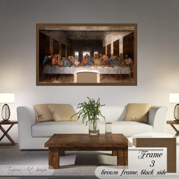 Leonardo da Vinci The Last Supper canvas print framed or unframed wall art - Image 4