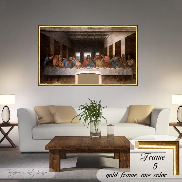 Leonardo da Vinci The Last Supper canvas print framed or unframed wall art - Image 6