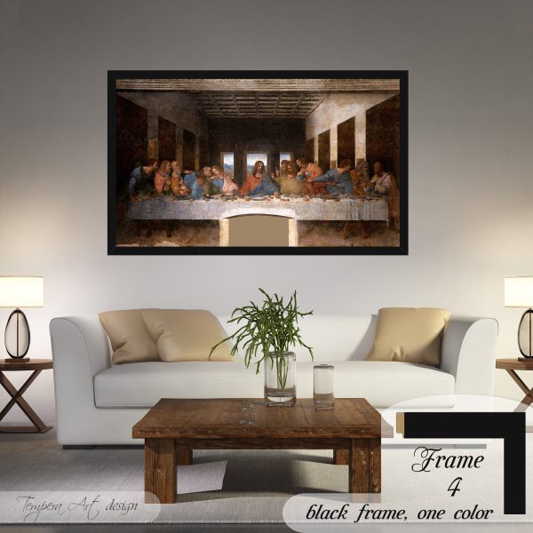 Leonardo da Vinci The Last Supper canvas print framed or unframed wall art - Image 5