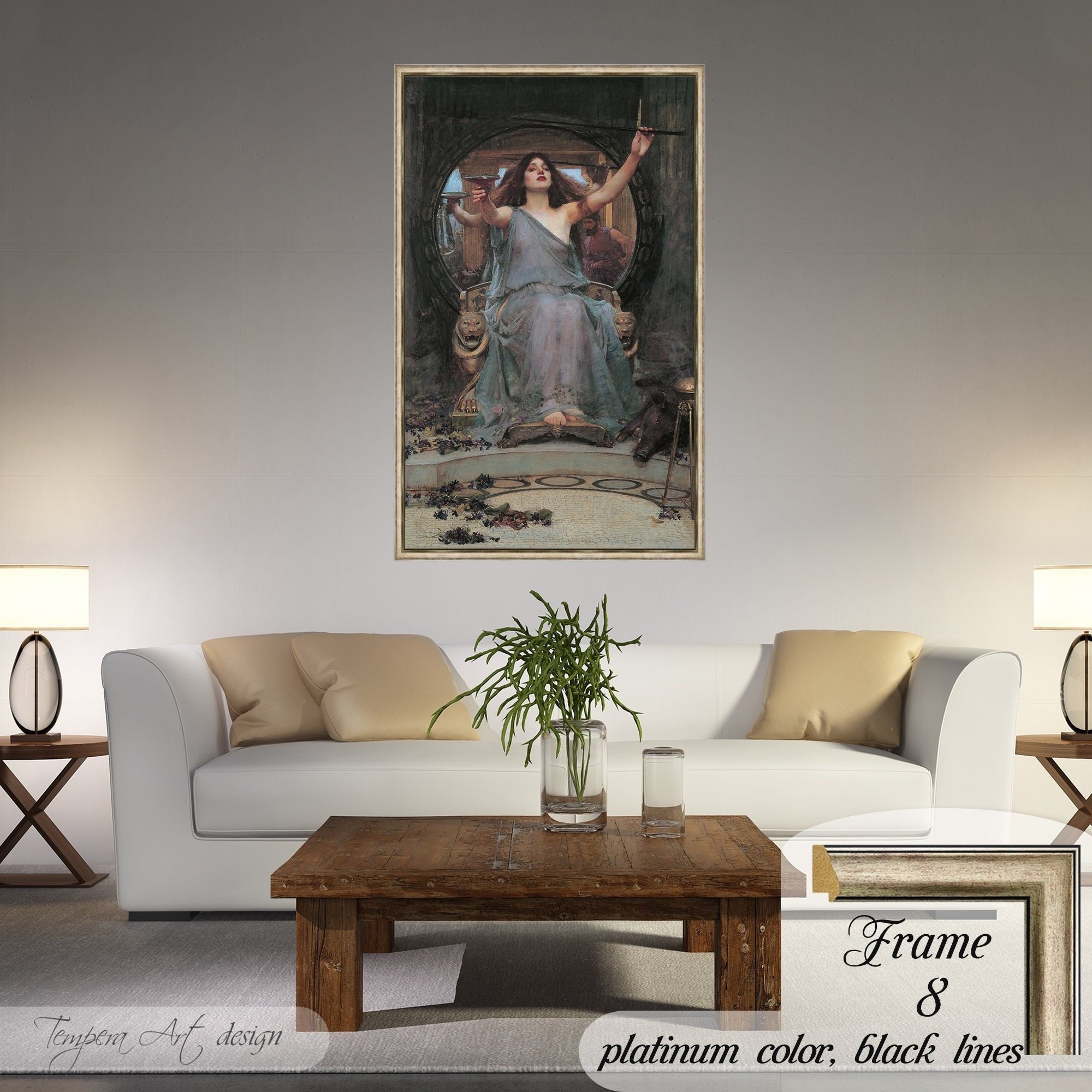 Circe Offering The Cup to Ulysses by John William Waterhouse