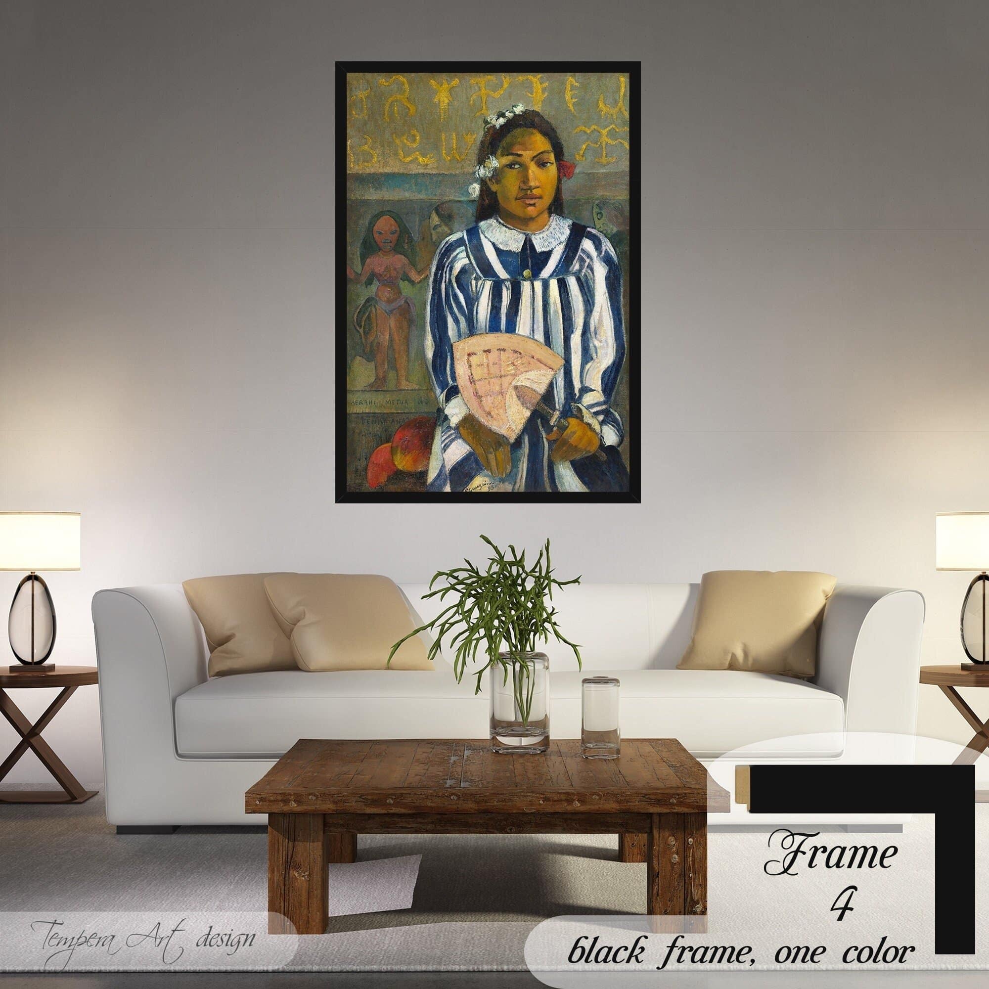 Paul Gauguin Tehamana Has Many Parents or The Ancestors of Tehamana (Merahi metua no Tehamana)