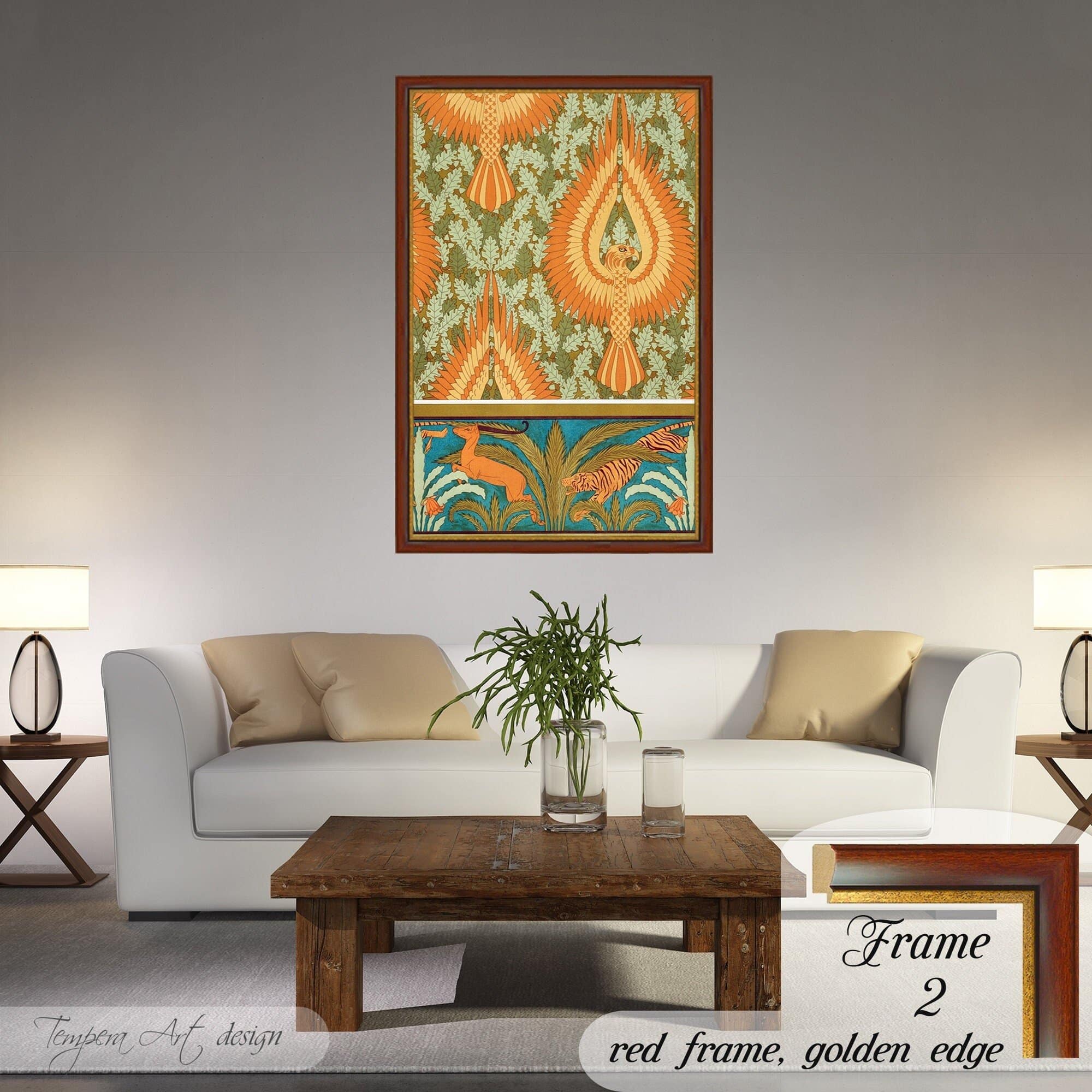 Maurice Pillard Verneuil Aigles et chêne (Eagles and oak) from L'animal dans la décoration