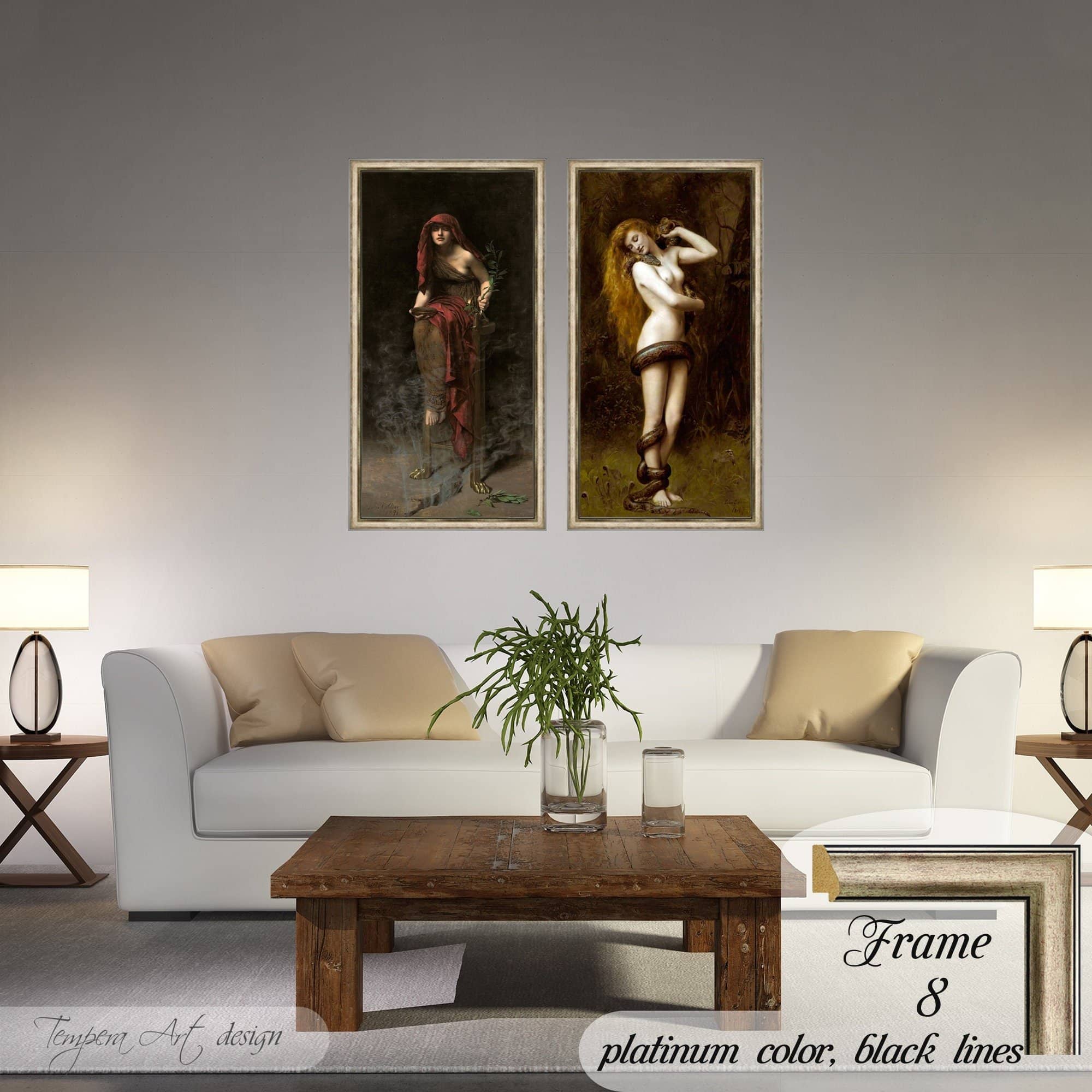 John Collier Priestess of Delphi and Lilith set