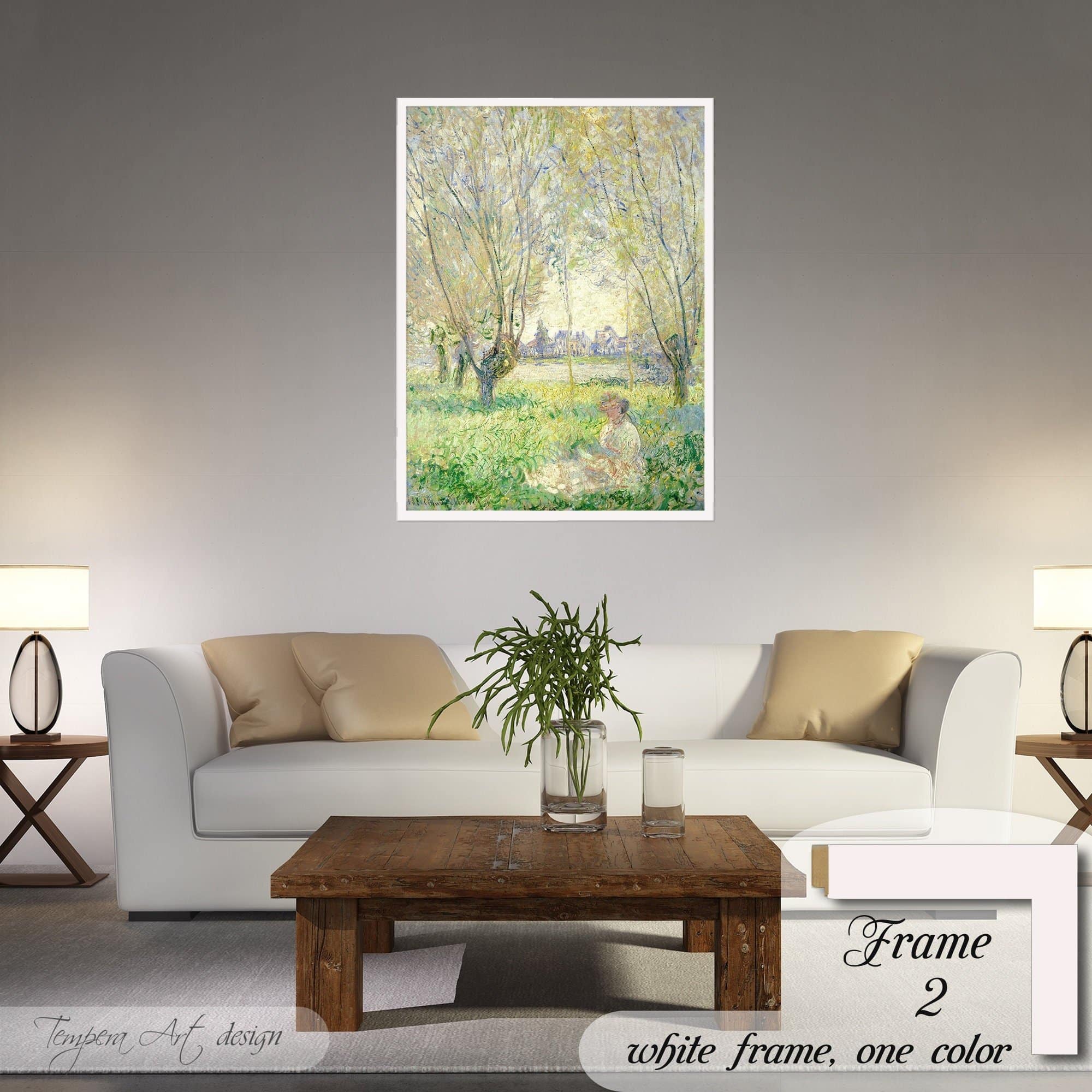 Claude Monet Woman Seated under the Willows