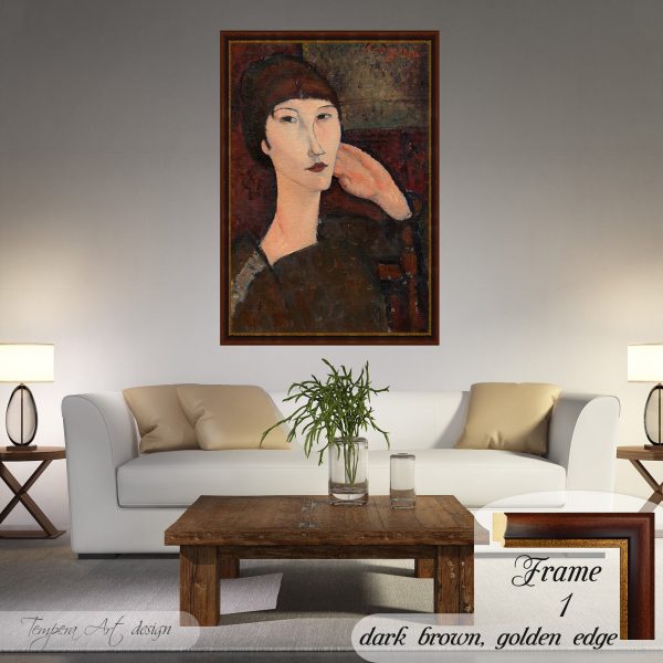Amedeo Modigliani Adrienne (Woman with Bangs)