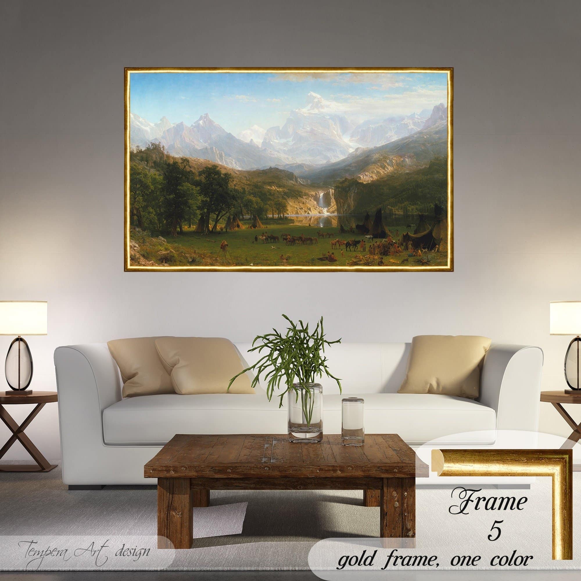 Albert Bierstadt The Rocky Mountains, Lander's Peak (1863)