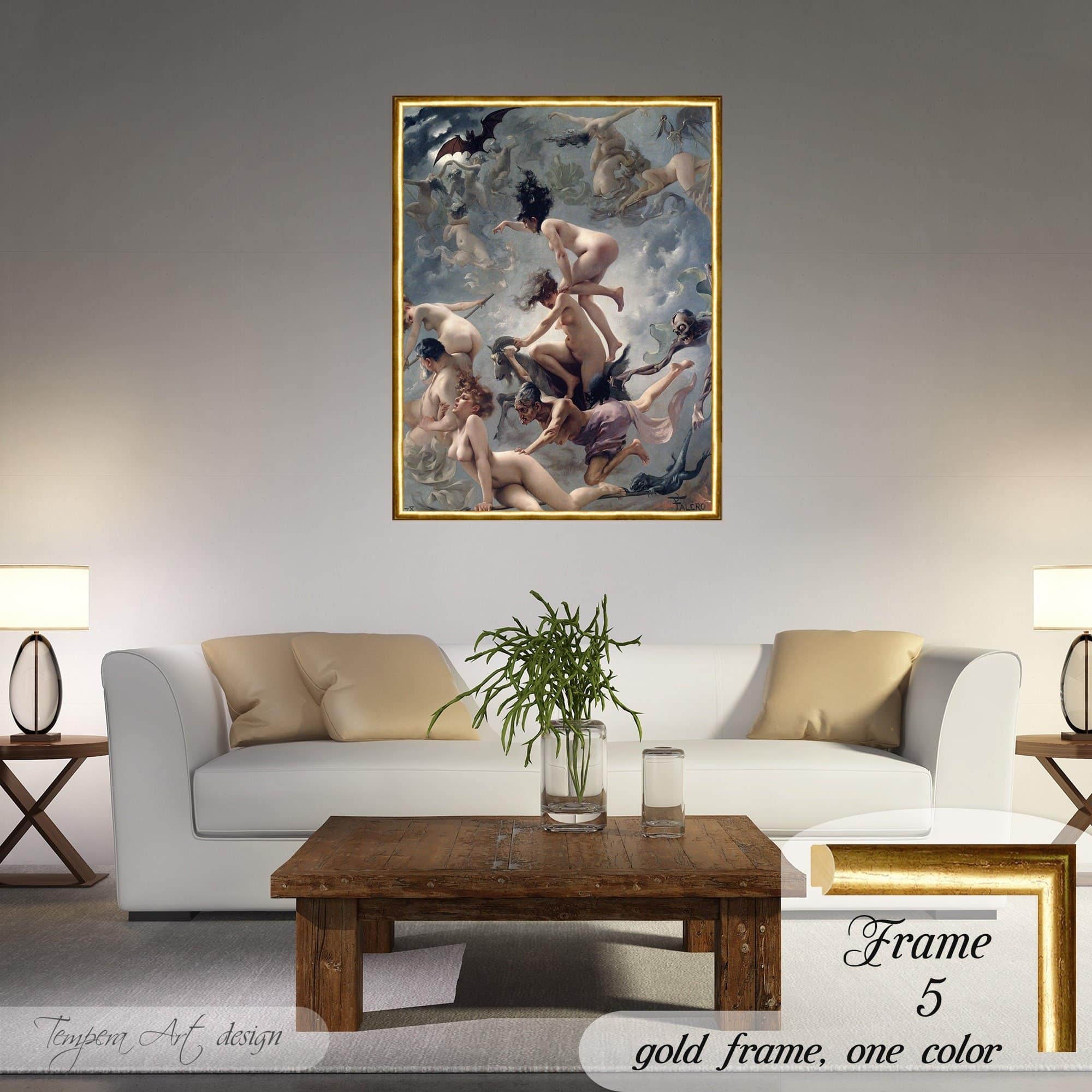 Witches going to their Sabbath by Luis Ricardo Falero