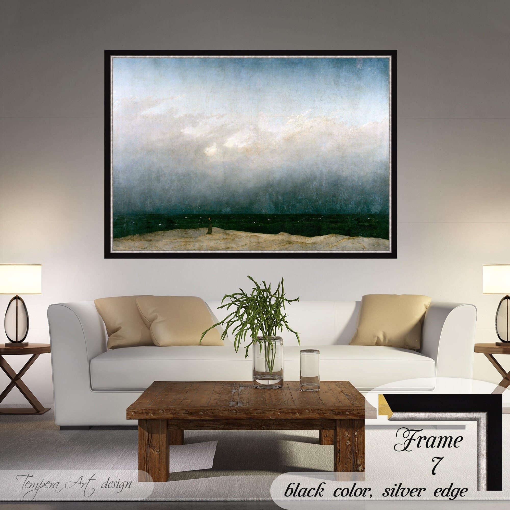 Caspar David Friedrich The Monk by the Sea