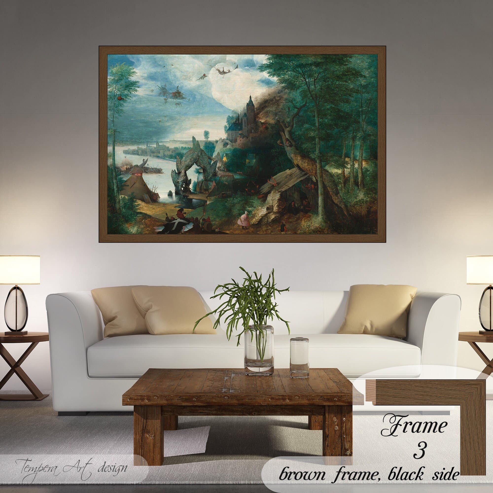 The Temptation of Saint Anthony by Follower of Pieter Bruegel the Elder