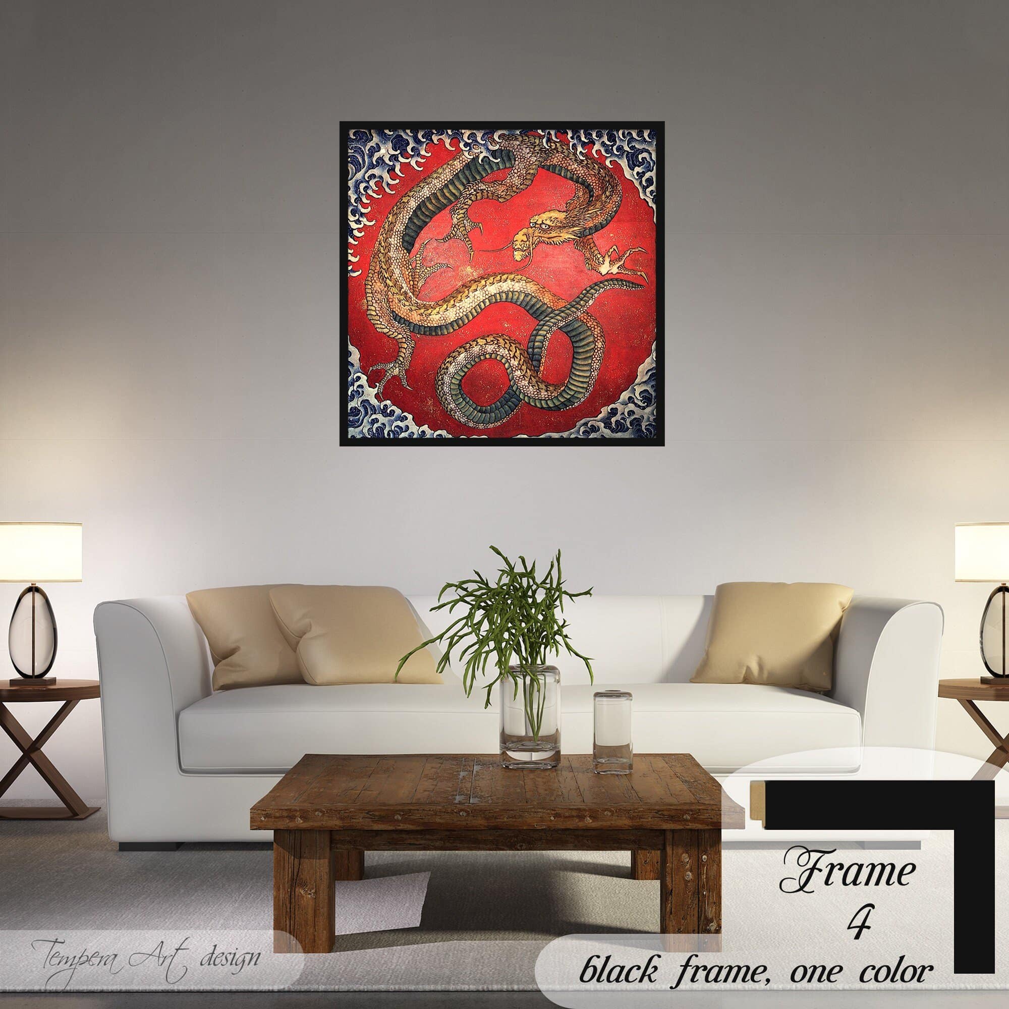 Katsushika Hokusai Dragon