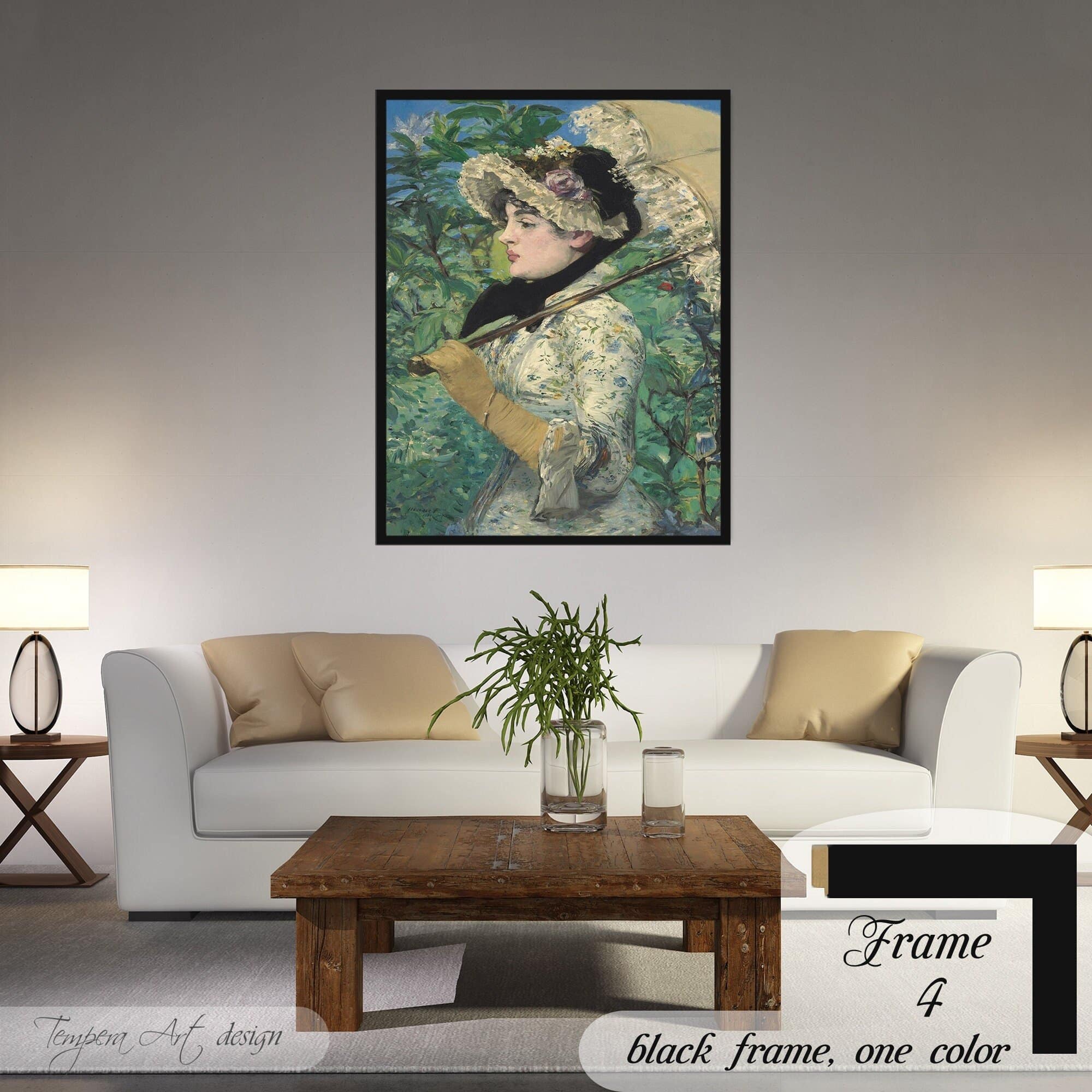 Edouard Manet Spring (Le Printemps - Jeanne Demarsy)