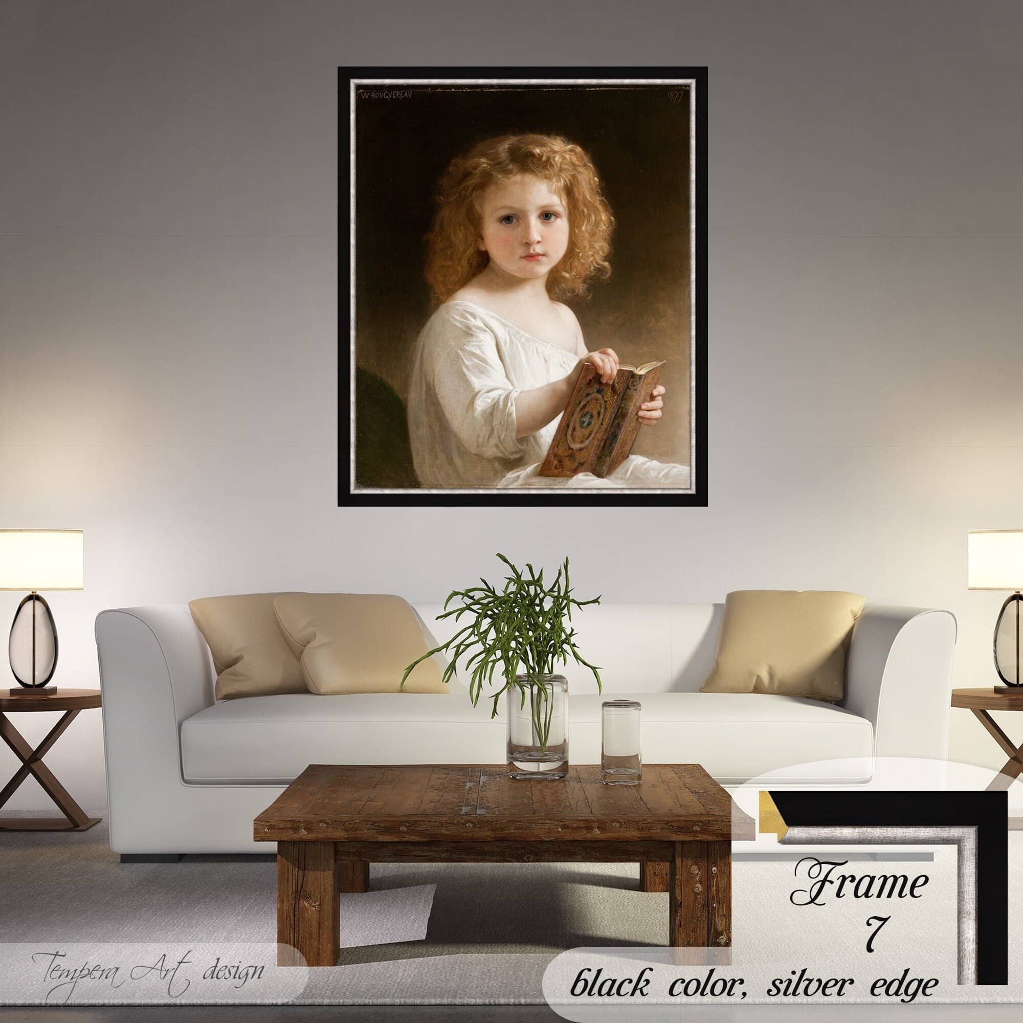 William-Adolphe Bouguereau The Story Book