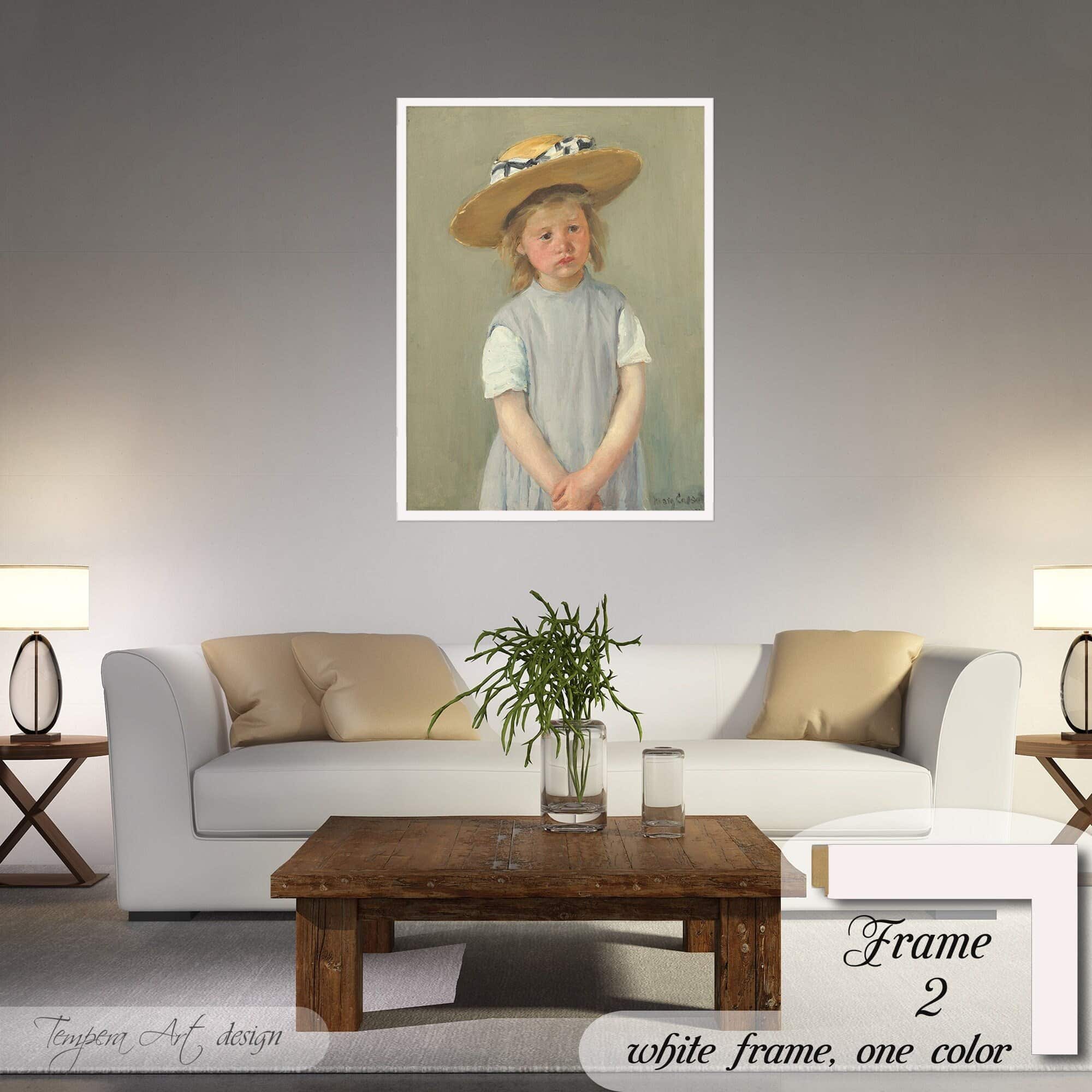 Mary Cassatt Child in a Straw Hat