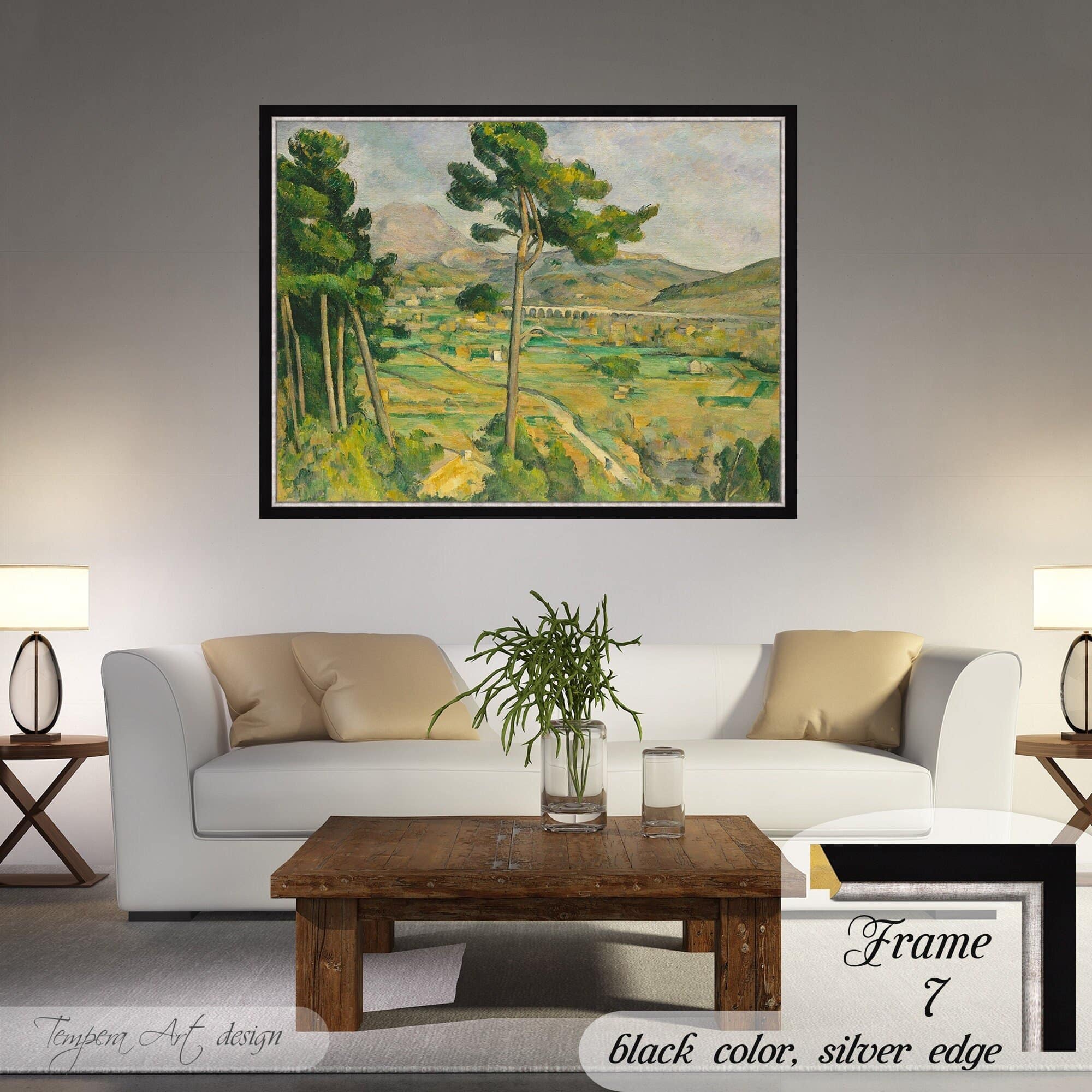 Paul Cezanne Mont Sainte-Victoire and the Viaduct of the Arc River Valley