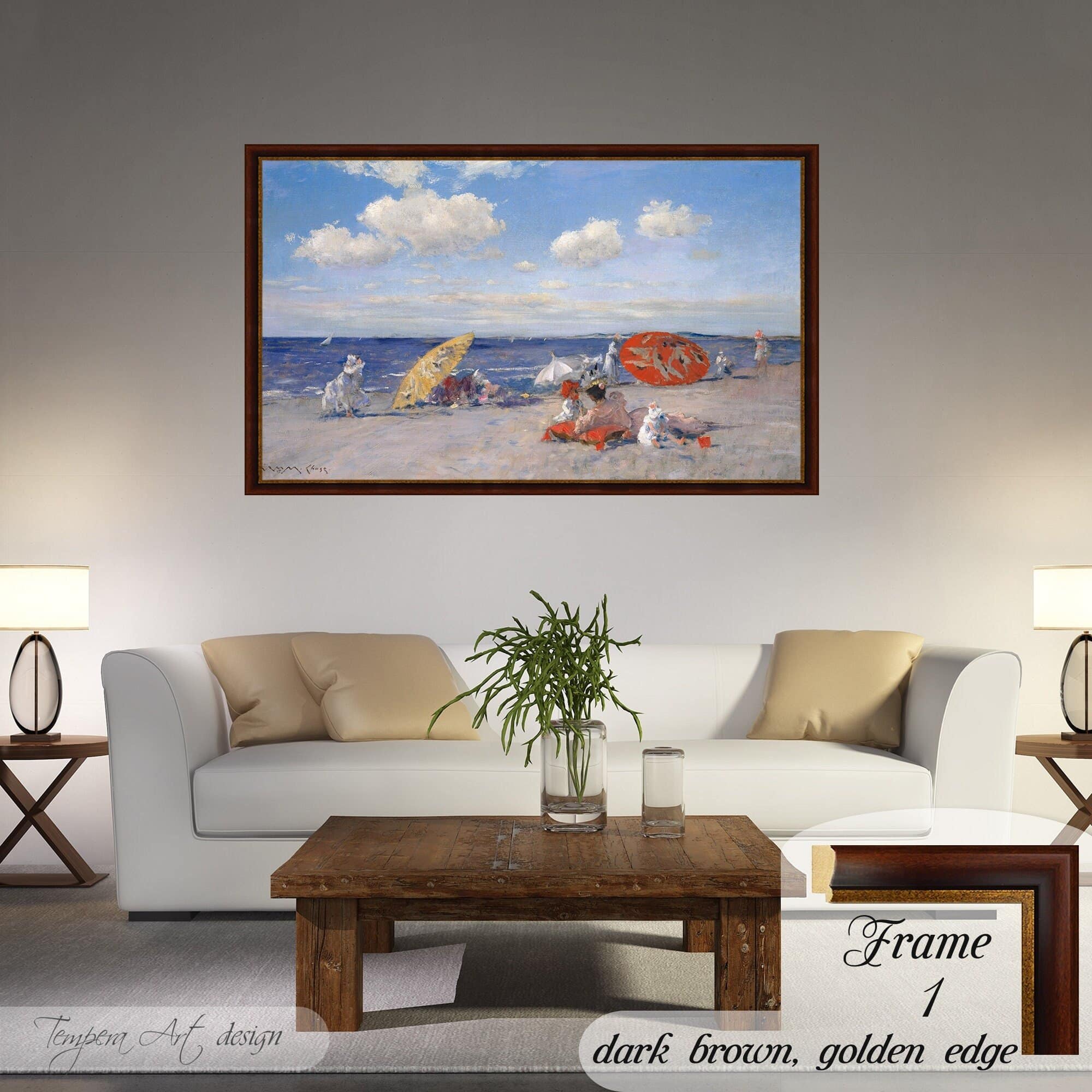 William Merritt Chase At the Seaside