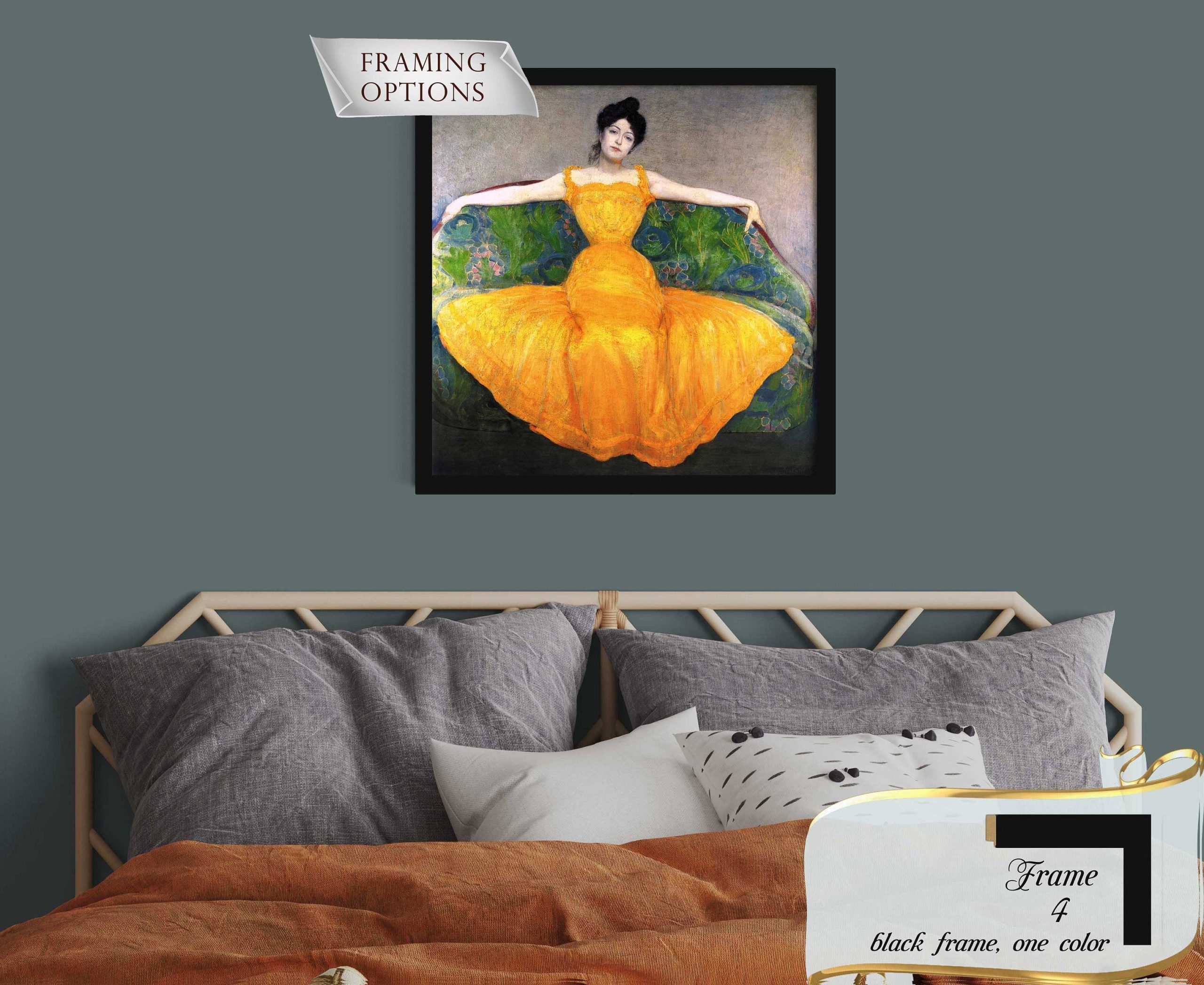 Max Kurzweil Woman in a Yellow Dress